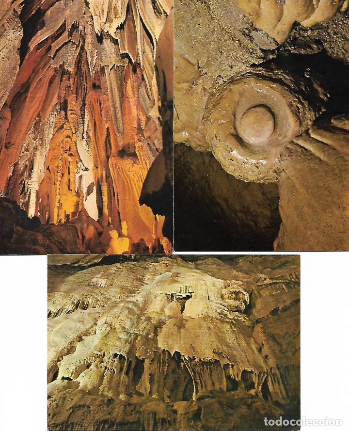 Cartes Postales: VIZCAYA - CUEVA DE SANTIMAMI&Ntilde;E (TRES POSTALES)