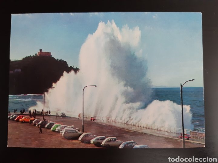 Postales: Postal de San Sebasti&aacute;n. Temporal. - Foto 1