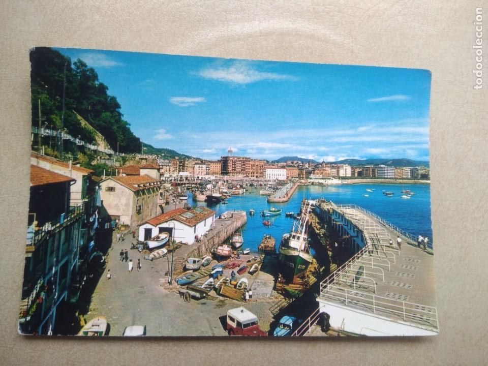 Cartes Postales: Postal san sebastian, puerto y vista parcial