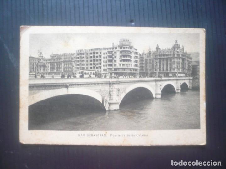 Postales: San Sebastian-Puente de Santa Catalina.