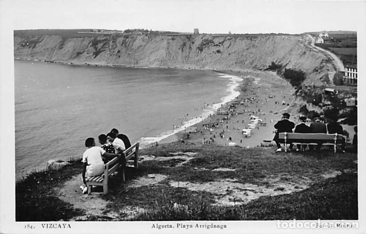 Postales: ALGORTA.- PLAYA ARRIG&Uacute;NAGA - Foto 1