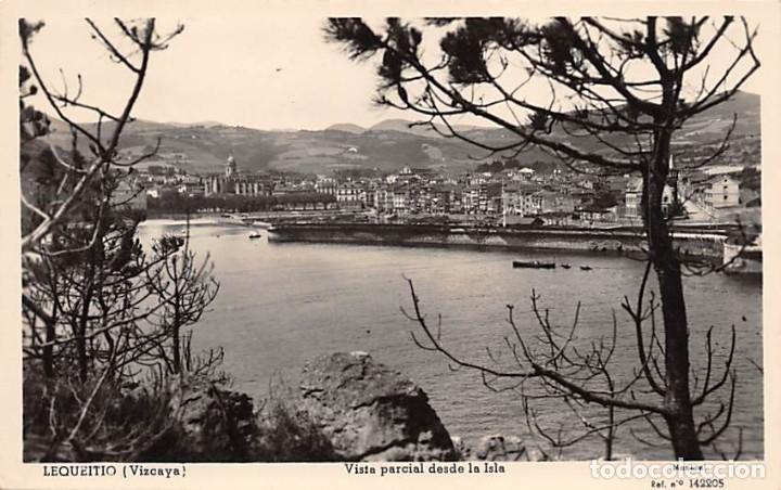Postais: LEQUEITIO.- VISTA PARCIAL DESDE LA ISLA