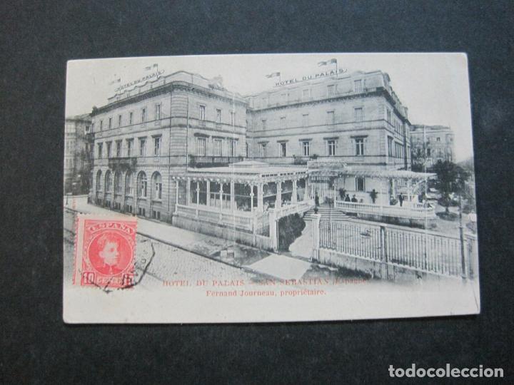 Postkarten: SAN SEBASTIAN-HOTEL DU PALAIS-POSTAL ANTIGUA-(71.817)