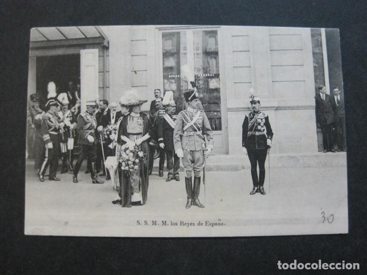 Postkarten: SAN SEBASTIAN-S.S.M.M. LOS REYES DE ESPA&Ntilde;A-MAYOR HERMANOS-POSTAL ANTIGUA-(71.821)