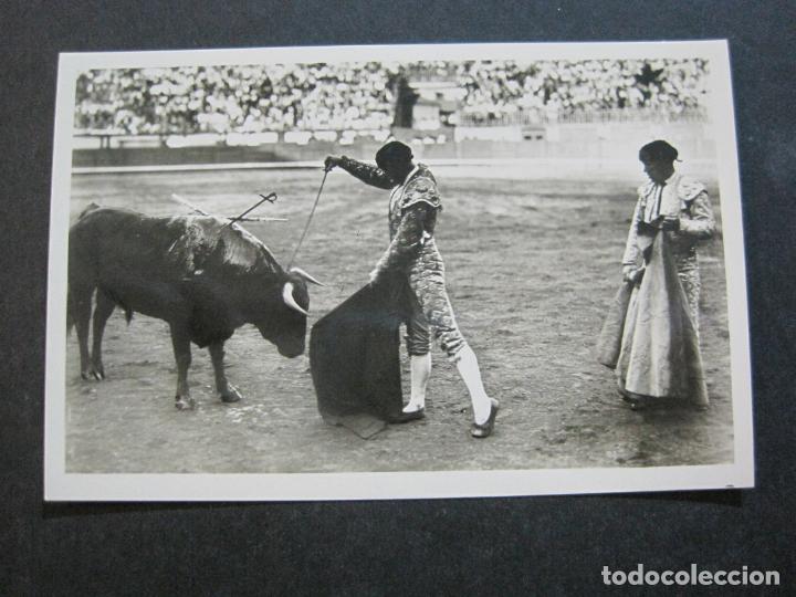 Cartes Postales: TAUROMAQUIA-SAN SEBASTIAN-DESCABELLO-GALARZA FOTOGRAFICA-405-POSTAL ANTIGUA-(71.823)