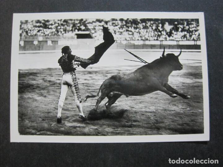 Cartes Postales: TAUROMAQUIA-SAN SEBASTIAN-SUERTE DE MULETA-GALARZA FOTOGRAFICA-POSTAL ANTIGUA-(71.827)