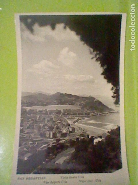 Postais: SAN SEBASTIAN PAIS VASCO VISTA DESDE ULIA ED MANIPEL ESCRITA B/N 14 X 9 CMS