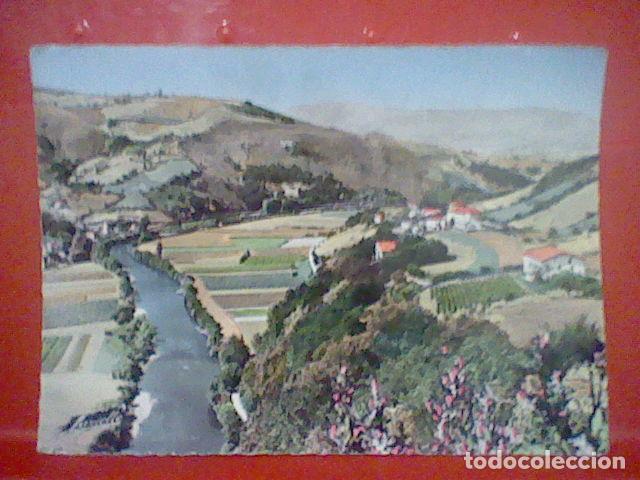 Postais: PAIS VASCO FRONTERA FRANCO ESPA&Ntilde;OLA LA BIDASSOA ED LAVIELLE G 3015 S/C DORSO MANCHADO COLOREADA