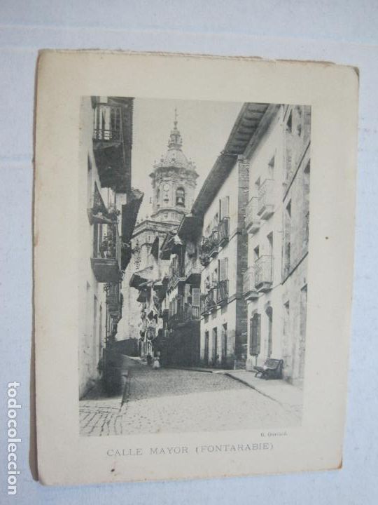Cartoline: FUENTERRABIA-CALLE MAYOR-FOTOGRAFIA ANTIGUA-(72.991)