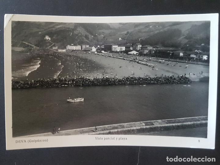 Postales: DEVA GUIPUZCOA VISTA PARCIAL Y PLAYA - Foto 1