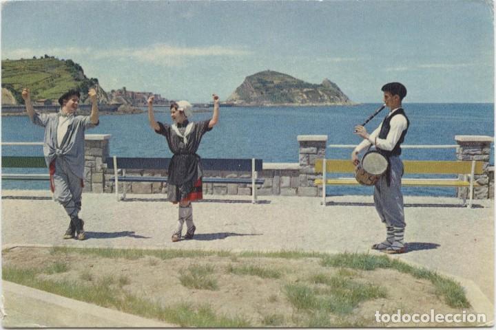 Postales: CHISTAURI. Pareja t&iacute;pica vasca, acampanados. Escrita en 1976. Ed. PHOTO GAR-ZARAUZ