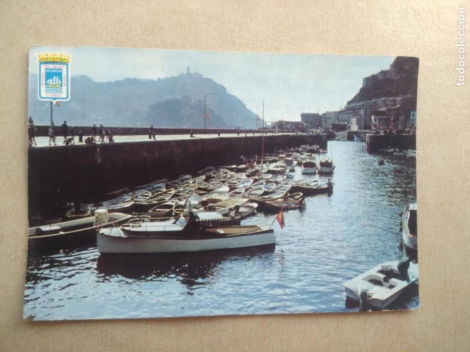 Postales: Postal san sebastian, muelle de pescadores