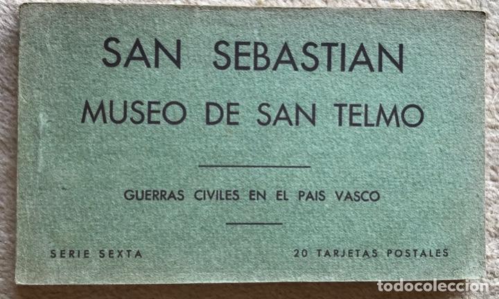 Postales: Cuadernillo Museo de San Telmo - San Sebastian - Guerras Civiles en el Pa&iacute;s Vasco - Carlismo