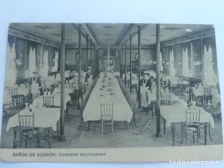 Postales: BA&Ntilde;OS DE SOBRON. COMEDOR RESTAURANT - Foto 1