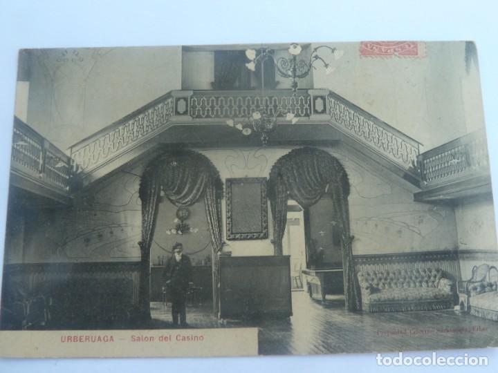 Postales: URBERUAGA. SALON DEL CASINO