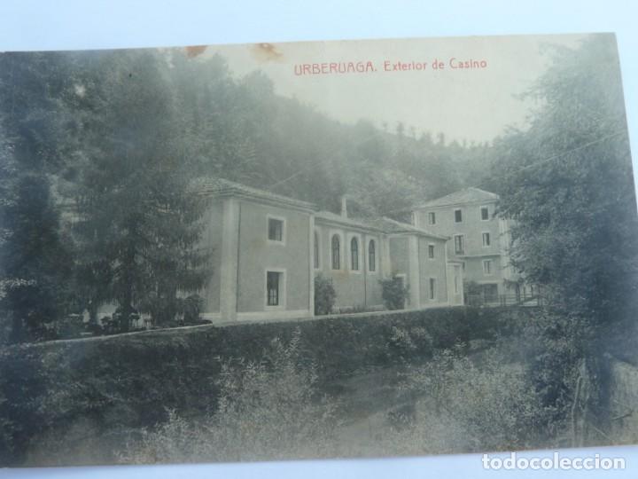 Postales: URBERUAGA. EXTERIOR DEL CASINO