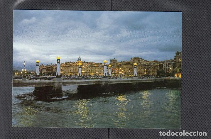 Postales: 133 - SAN SEBASTIAN. TEATRO VICTORIA EUGENIA Y HOTEL MAR&Iacute;A CRISTINA