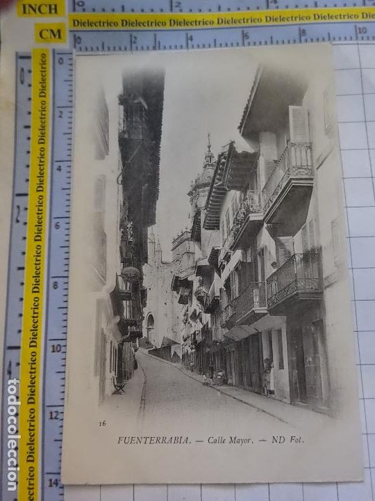 Postales: POSTAL DE GUIP&Uacute;ZCOA. SIGLO XIX - 1905. FUENTERRABIA CALLE MAYOR 16 ND FOT. 491