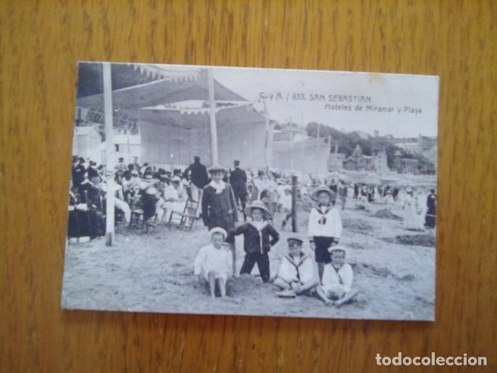Postales: C y A.San Sebastian-Hoteles de Miramar y Playa.