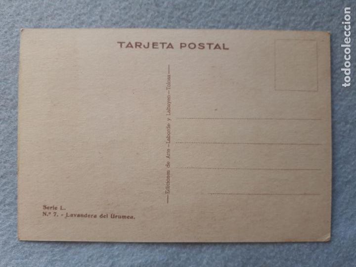 Postales: Postal antigua Lavandera del Urumea. - Foto 2