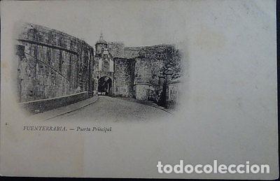 Postcards: ANTIGUA POSTAL FUENTERRABIA PUERTA PRINCIPAL GUIPUZCOA PAIS VASCO CC3857