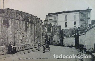 Postcards: ANTIGUA POSTAL FUENTERRABIA PUERTA PRINCIPAL GUIPUZCOA POSTCARD CC3876