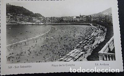 Postcards: ANTIGUA POSTAL SAN SEBASTIAN PLAYA DE LA CONCHA GUIPUZCOA PAIS VASCO CC04066