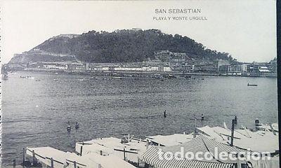 Postcards: ANTIGUA POSTAL SAN SEBASTIAN PLAYA MONTE URGULL GUIPUZCOA HAUSER Y MENET CC03734