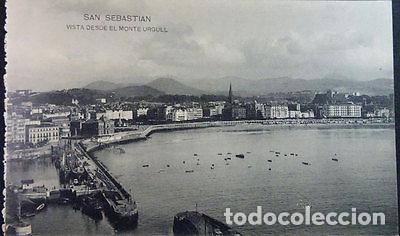 Postcards: ANTIGUA POSTAL SAN SEBASTIAN VISTA DESDE EL MONTE URGULL HAUSER & MENET CC03739