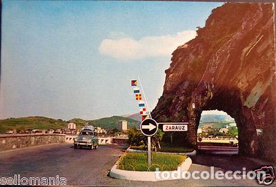 Postcards: POSTAL ENTRADA A LA VILLA DE ZARAUZ GUIPUZCOA POSTCARD POSTKARTE CC03261