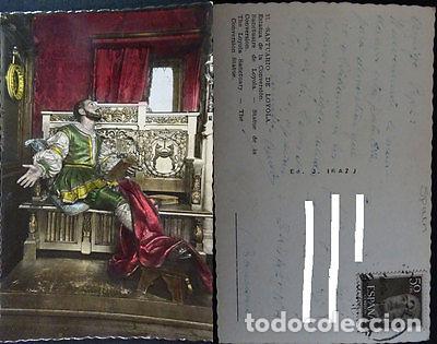 Postcards: ANTIGUA POSTAL SANTUARIO LOYOLA ESTATUA CONVERSION AZPEITIA GUIPUZCOA CC03743