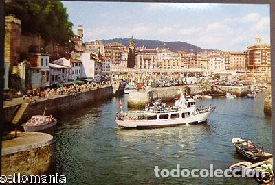 Postcards: POSTAL SAN SEBASTIAN PUERTO GUIPUZCOA PAIS VASCO BOAT POSTCARD POSTKARTE CC03276