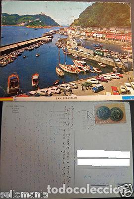 Postcards: POSTAL SAN SEBASTIAN PUERTO GUIPUZCOA PAIS VASCO BOAT POSTCARD POSTKARTE CC03282