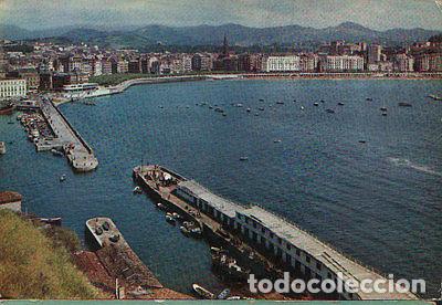 Postcards: ANTIGUA POSTAL SAN SEBASTIAN PUERTO Y BAHIA GUIPUZCOA POSTCARD POSTKARTE CC01457