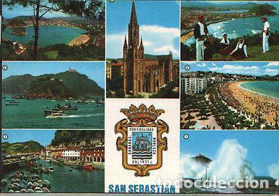 Postcards: ANTIGUA POSTAL SAN SEBASTIAN GUIPUZCOA PAIS VASCO POSTCARD POSTKARTE CC01454