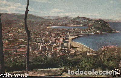Postcards: ANTIGUA POSTAL DE SAN SEBASTIAN DESDE MONTE ULIA OLD POSTCARD POSTKARTE CC01095