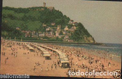 Postcards: ANTIGUA POSTAL DE SAN SEBASTIAN PLAYA DE ONDARRETA POSTCARD POSTKARTE CC01097