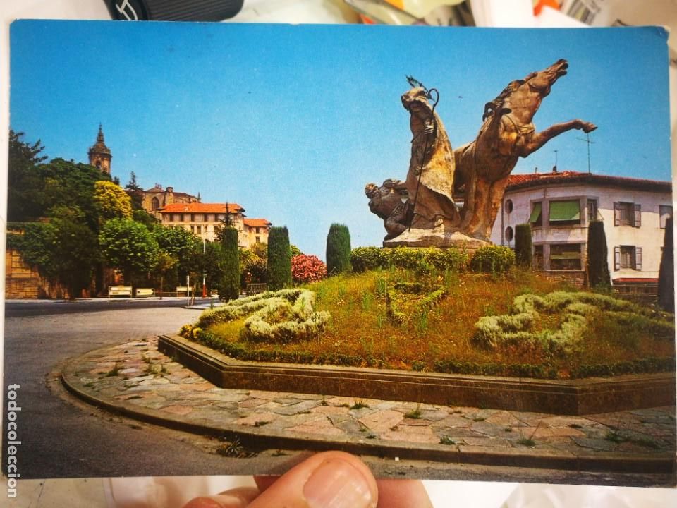 Postcards: Postal Fuenterrsbia Monumento a San Juan de Dios Serie 96 N 513 ZERKOWITZ escrita y sellada esquinas