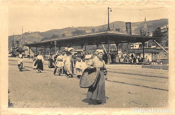 Postales: BILBAO.- DESCARGA DE BACALAO - Foto 1