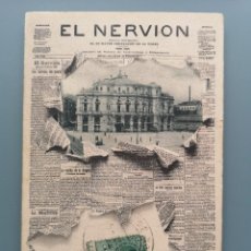 Postales: POSTAL PERIODICOS Nº 2 EL NERVION BILBAO EDIC LANDABURU HERMANAS LETRA CURSIVA VIZCAYA PERFECTA CONS