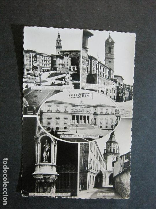 Postales: VITORIA-VARIAS VISTAS-EDICIONES DARVI-POSTAL ANTIGUA-(74.266)