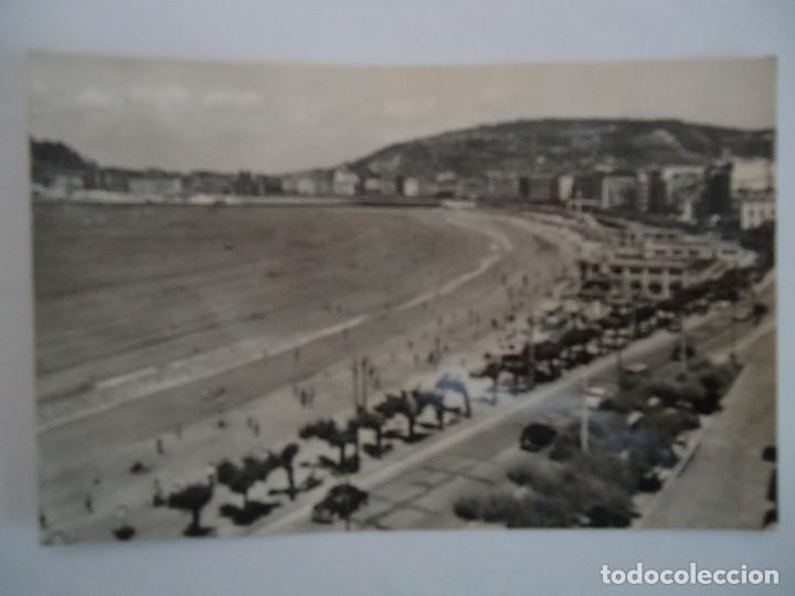 Postales: POSTAL DE SAN SEBASTIAN, PASEO Y PLAYA DE LA CONCHA
