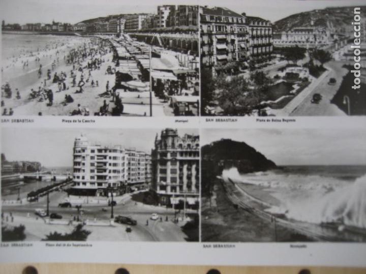 Postales: San Sebastian. Postal circulada 1953 - Foto 1