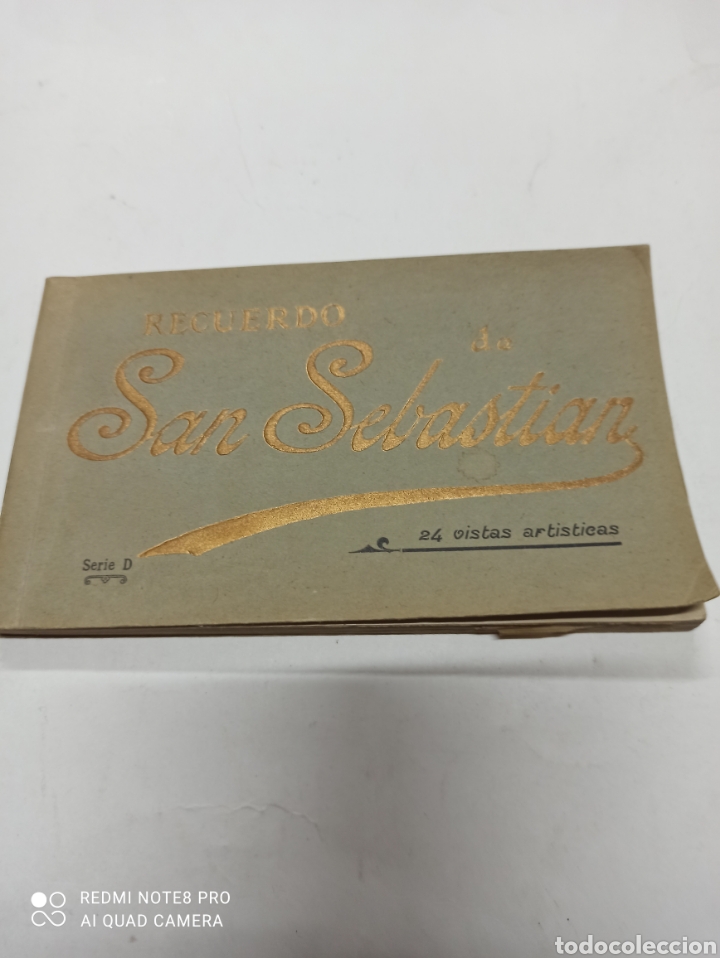 Cartes Postales: BLOC DE POSTALES RECUERDO DE SAN SEBASTIAN GALARZA SERIE D, 22 POSTALES (DE 24 FALTAN 2)
