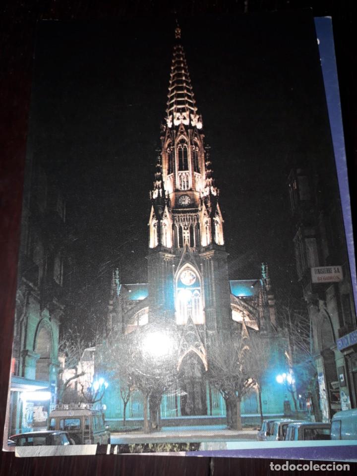 Cartes Postales: N&ordm; 39137 POSTAL SAN SEBASTIAN CATEDRAL ILUMINADA