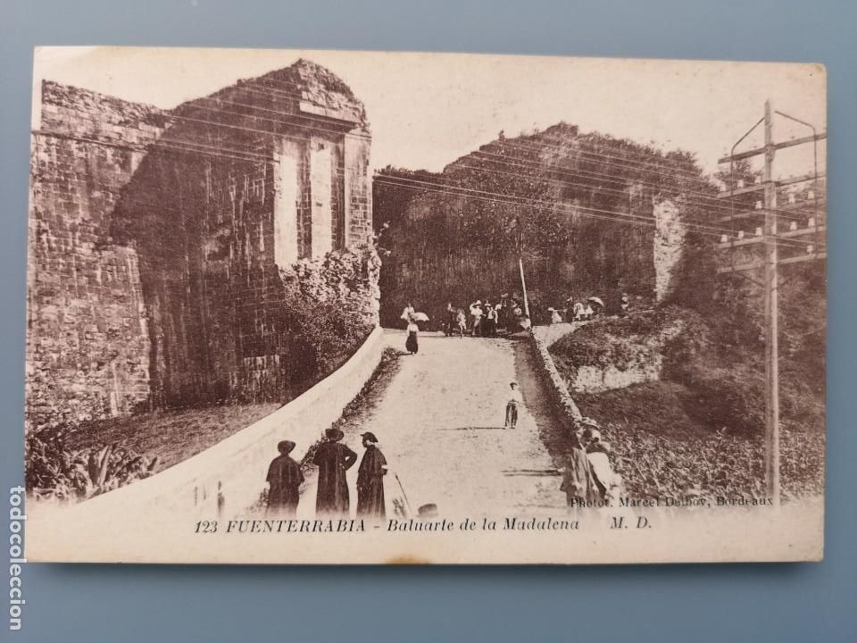Postcards: POSTAL FUENTERRABIA N&ordm; 123 BALUARTE DE LA MADALENA EDIC M.D. IRUN SAN SEBASTIAN GUIPUZCOA PERFECTA