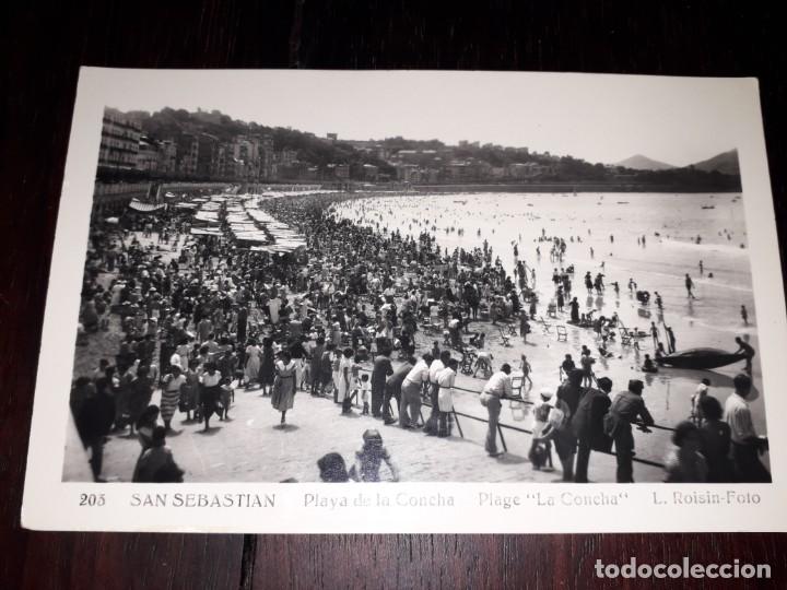 Postkarten: N&ordm; 39901 POSTAL SAN SEBASTIAN PLAYA DE LA CONCHA L ROISIN