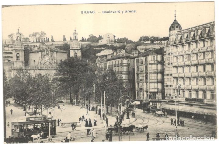 Postales: BILBAO. - BOULEVARD Y ARENAL.SIN CIRCULAR. - Foto 1
