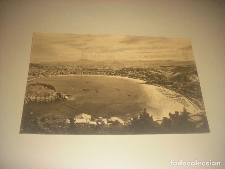 Postais: SAN SEBASTIAN N. 26 . VISTA PANORAMICA . FOTO ABADOL, CIRCULADA.