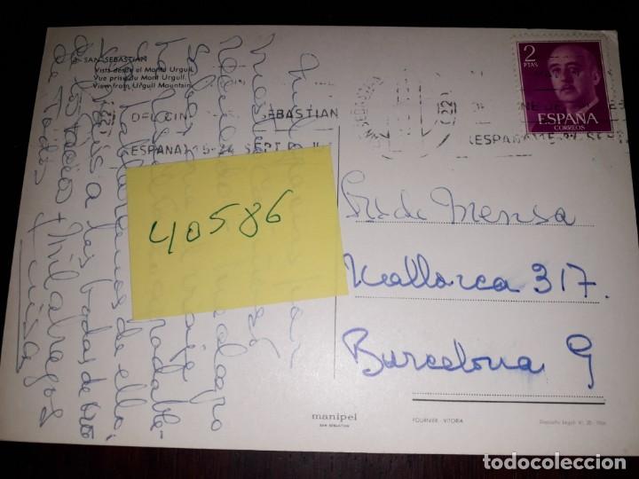 Postales: N&ordm; 40586 POSTAL SAN SEBASTIAN - Foto 2